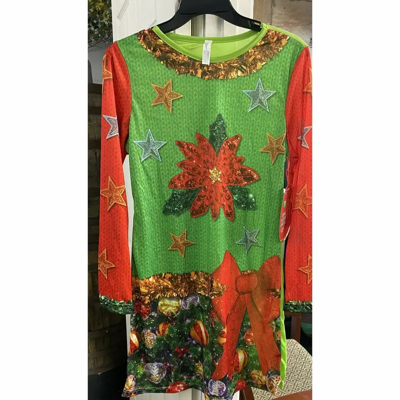 Women's Long Sleeve Christmas Dress
