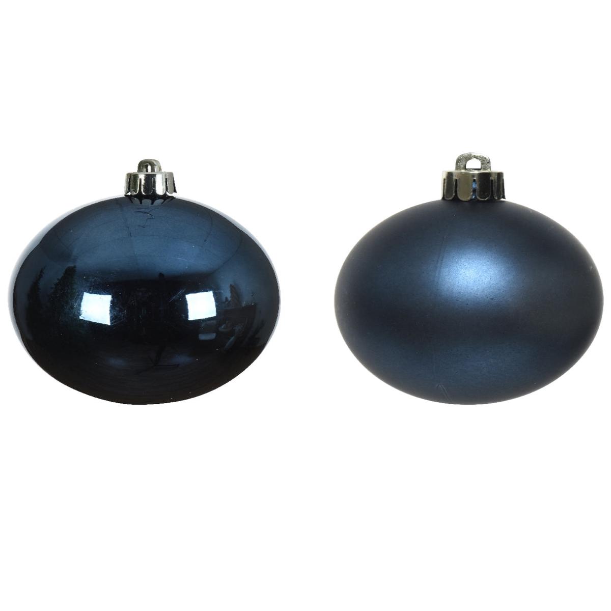 10cm Blue Glass Christmas Tree Ball