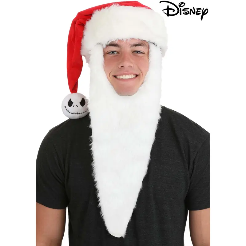 Nightmare Before Christmas Jack Skellington Santa Hat