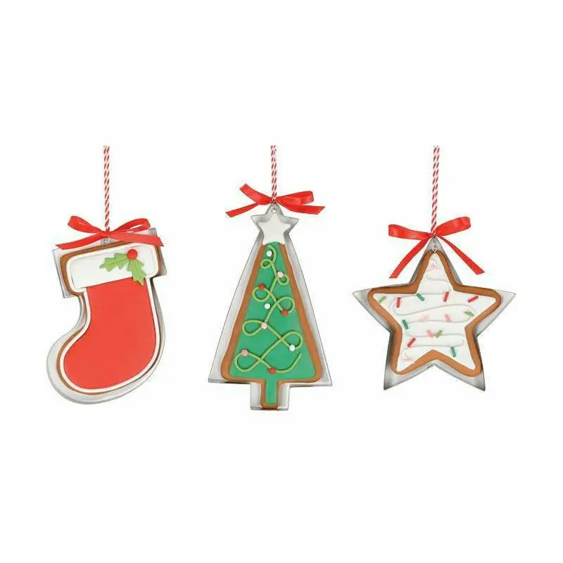 HOLIDAY COOKIES SHAPE WITH COOKIE CUTTER