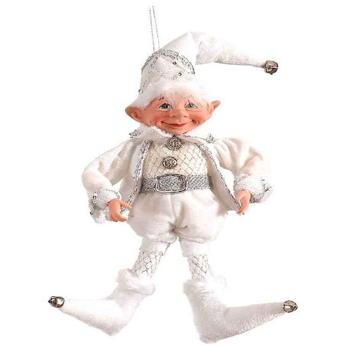 White Elf Christmas Tree Decoration for Children 40cm