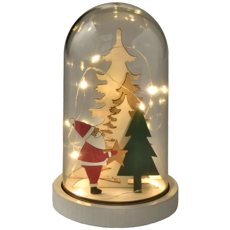 Light-Up Wood Globe Centerpiece