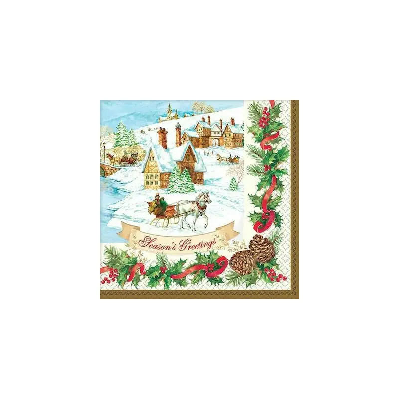 Holiday Magic Beverage Napkins 36ct