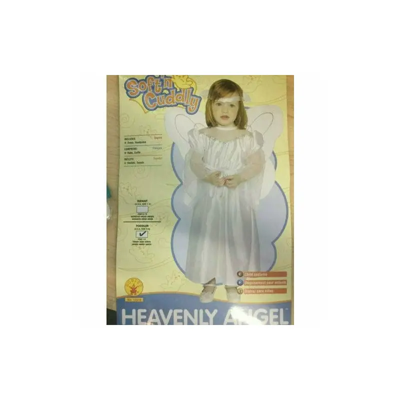 Angel Costume Dress Up Play Time Child Heavenly Angel Christmas Costume Tod 2-4