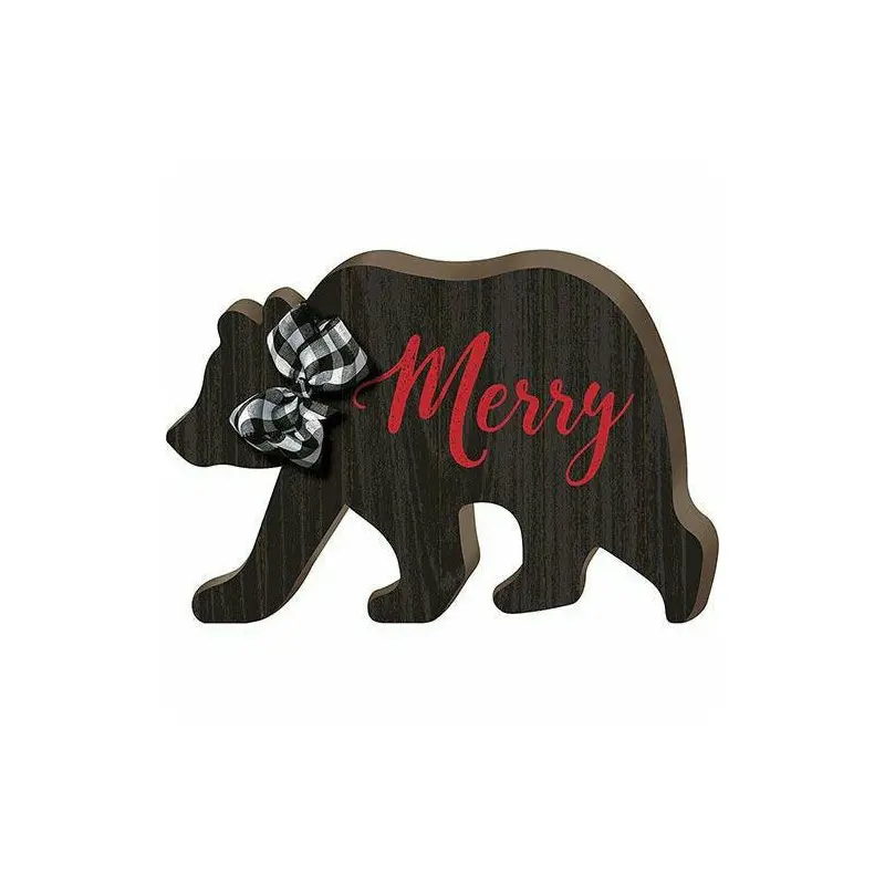 Merry Bear Sign