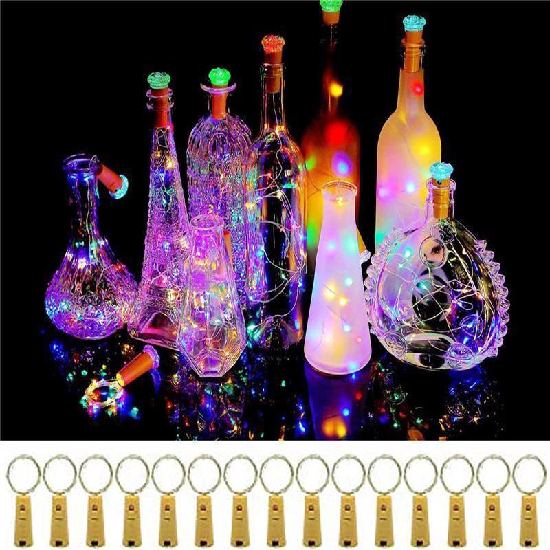 Wine Bottle Cork Lights Wire Colorful Fairy Mini String Lights