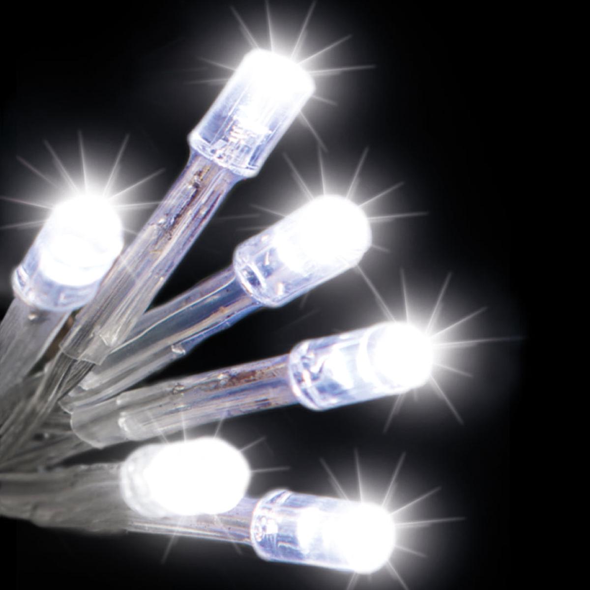  20 Ice White LED Battery Operated Fairy Lights
