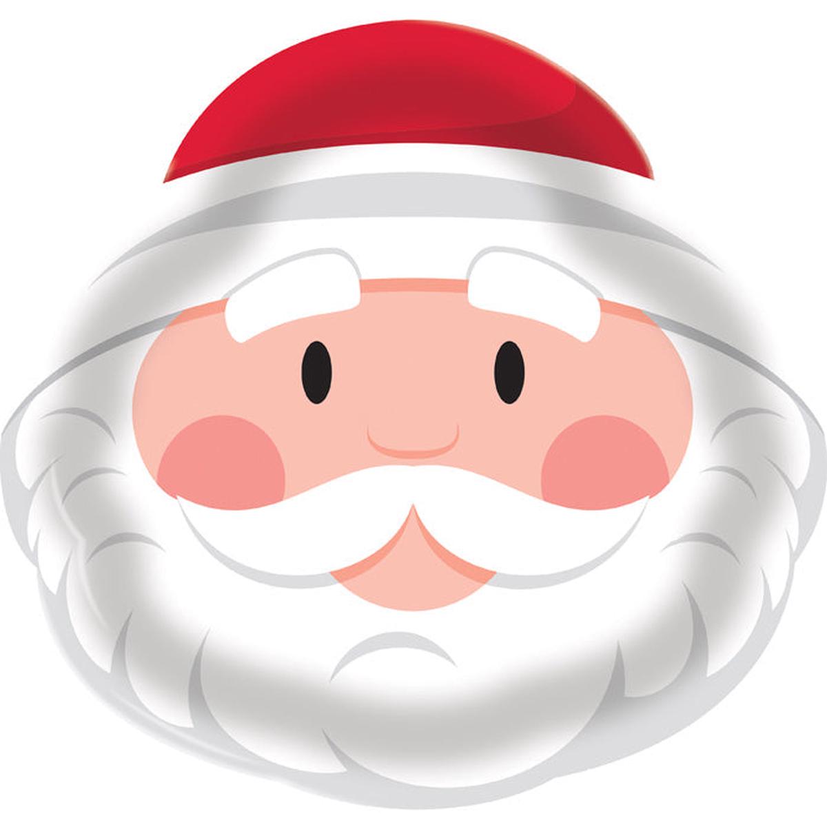 12/Case Bulk Santa Plastic Trays