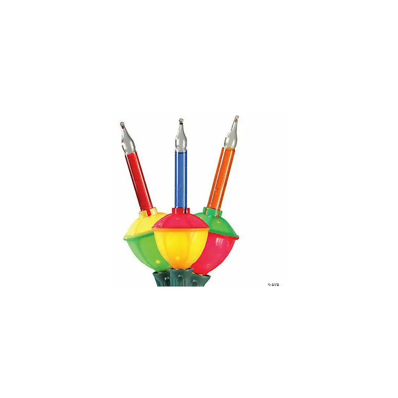 Northlight Multi Color Retro Mini Christmas Lights, 7 Count