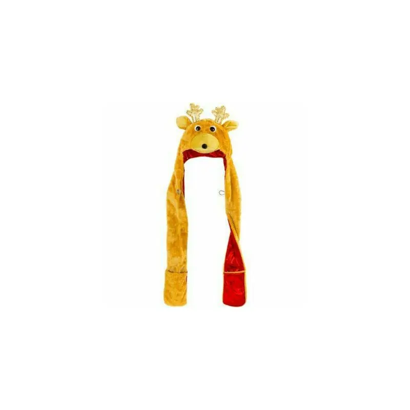 Reindeer Snood Multi-Colored