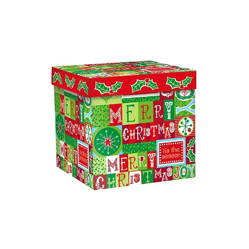 Very Merry Christmas Holiday Messages Medium Gift Box Party Favour