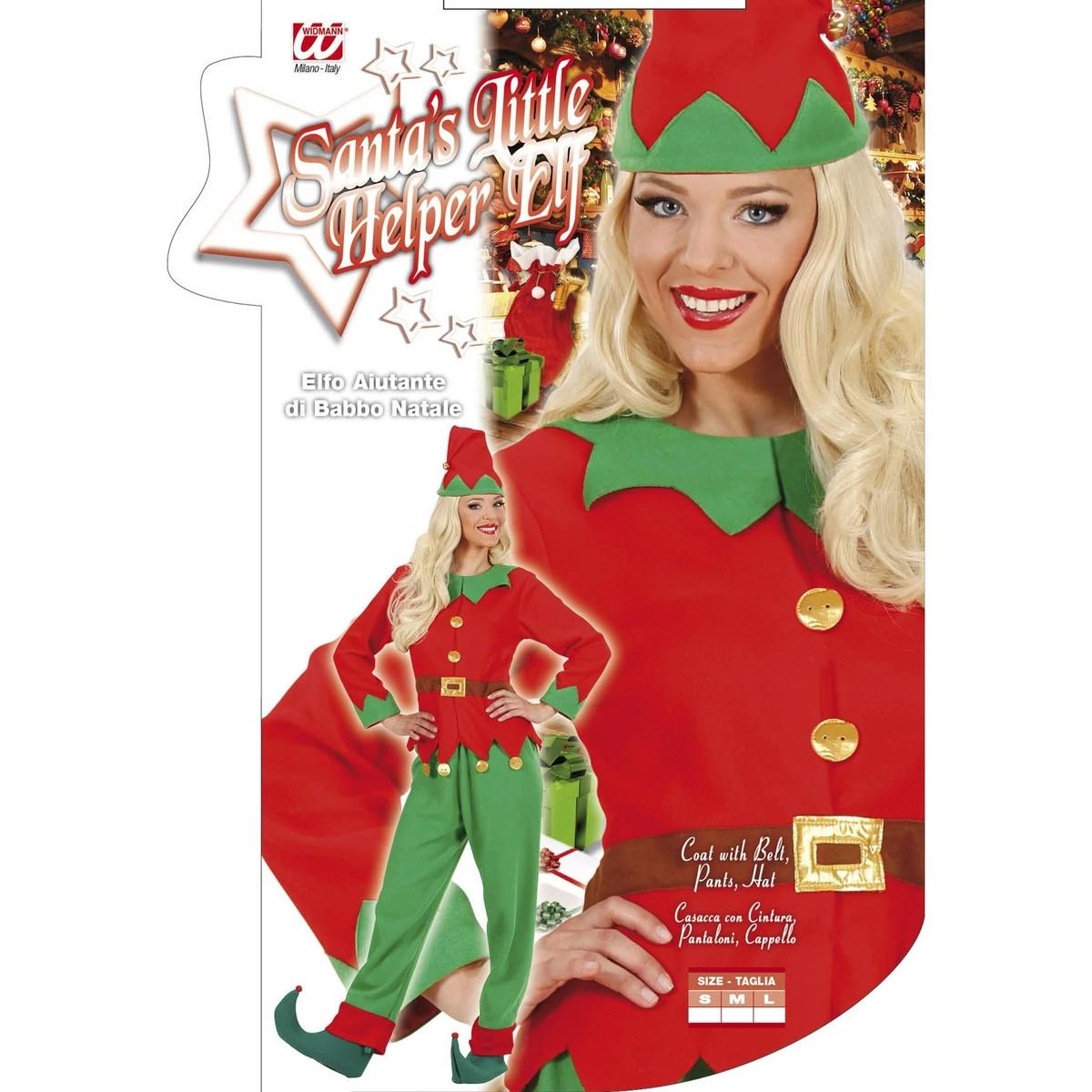 Women's Christmas Costume Size M Santa's Elf