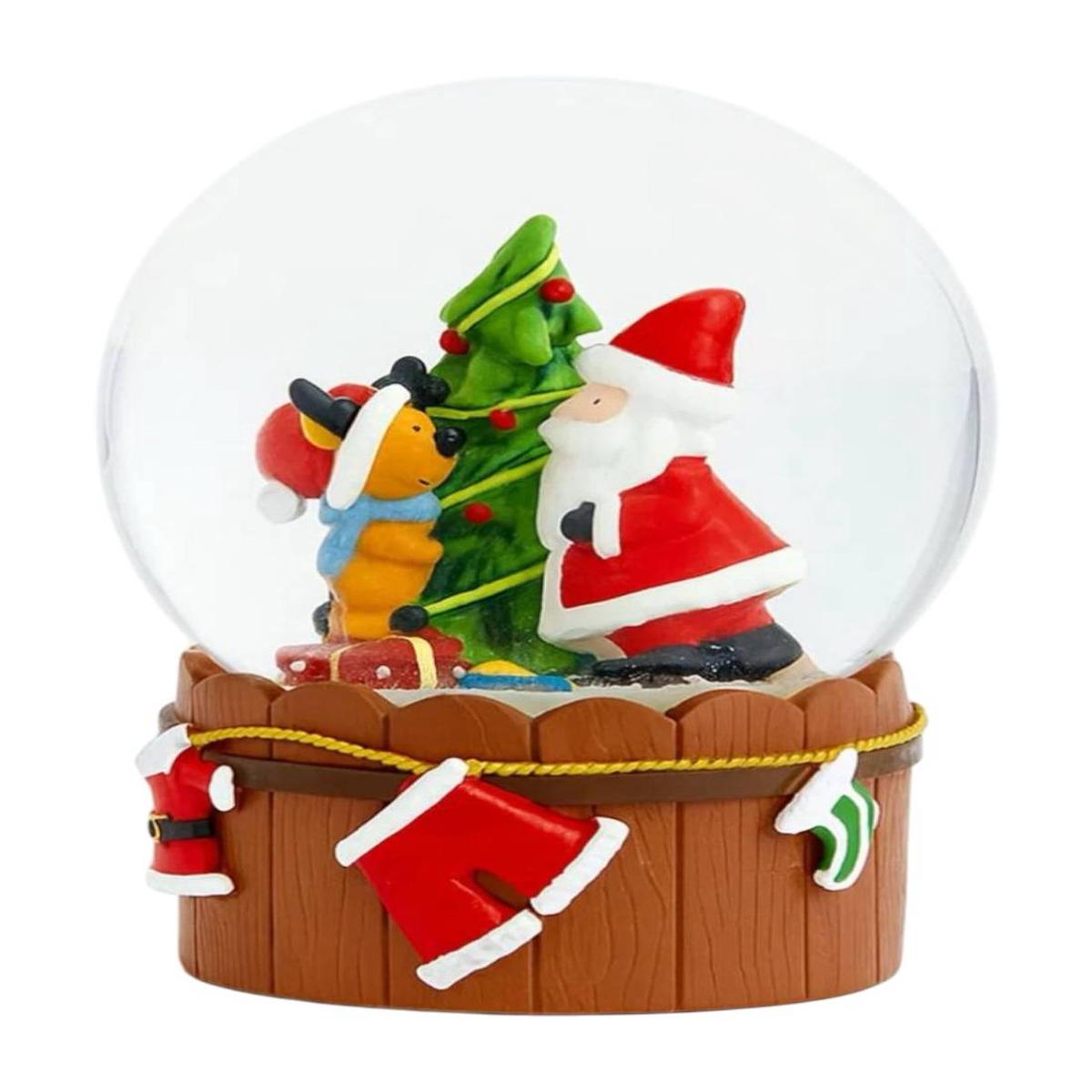 11cm Santa Claus Snow Globe Music Box