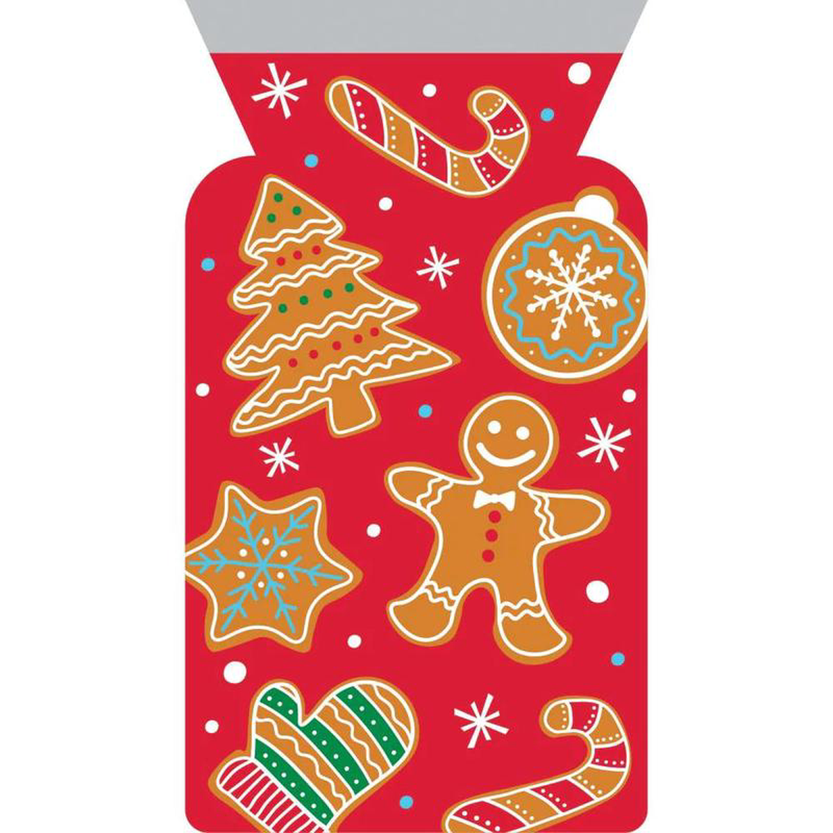 Zipper Treat Bags 8211 Gingerbread