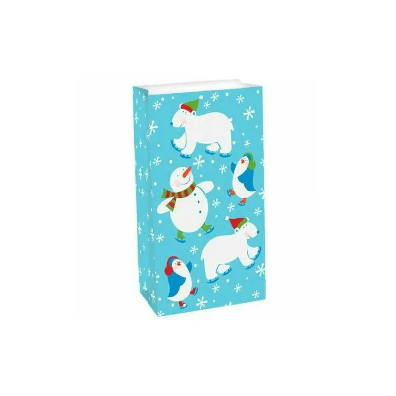 Frosty Friends Snowman Polar Bear Gift Treat Bags