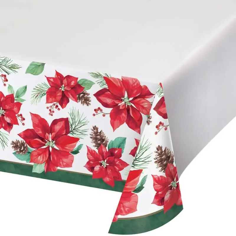 POINSETTIA PERFECTION Table Cover 1ct