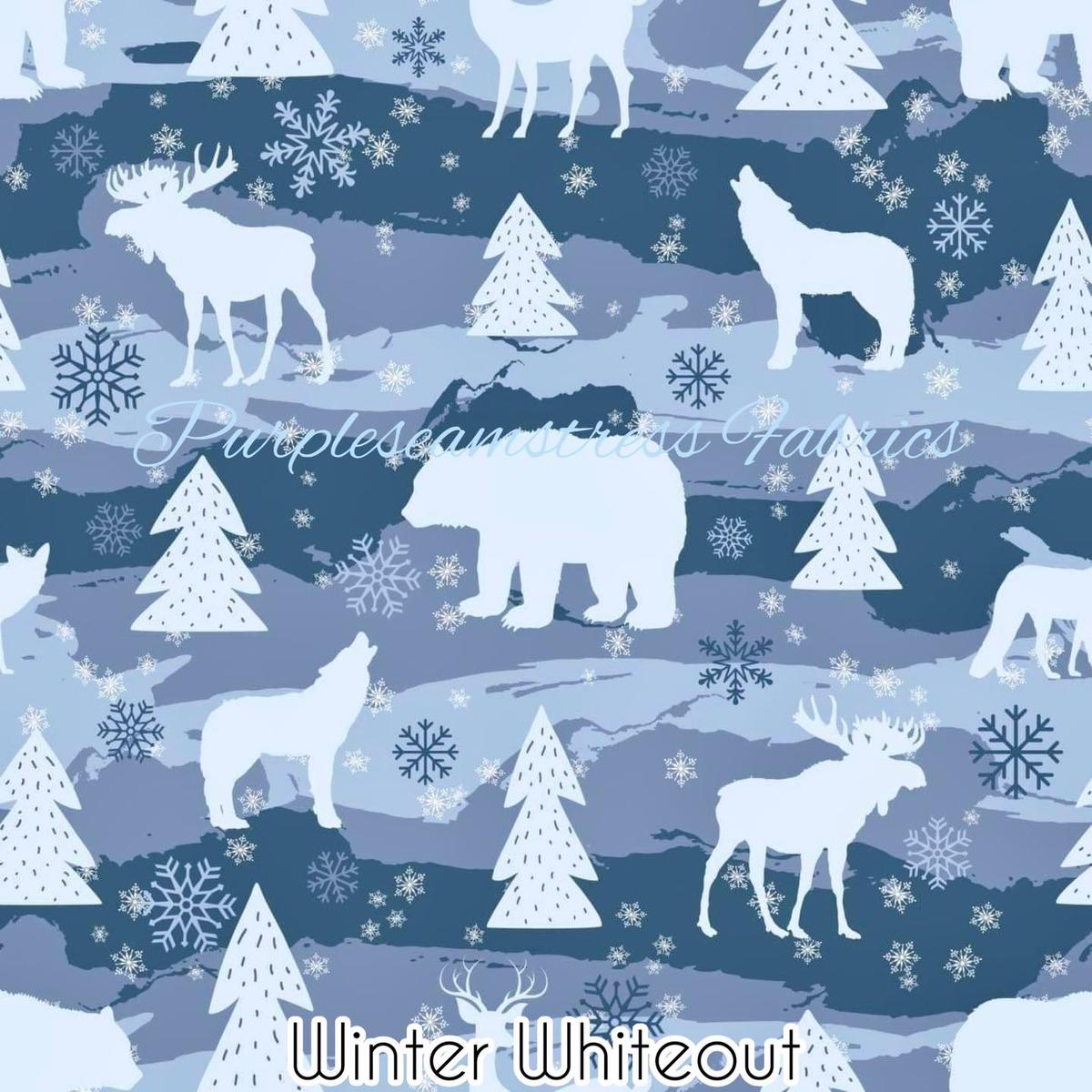 Winter Whiteout  Fabric