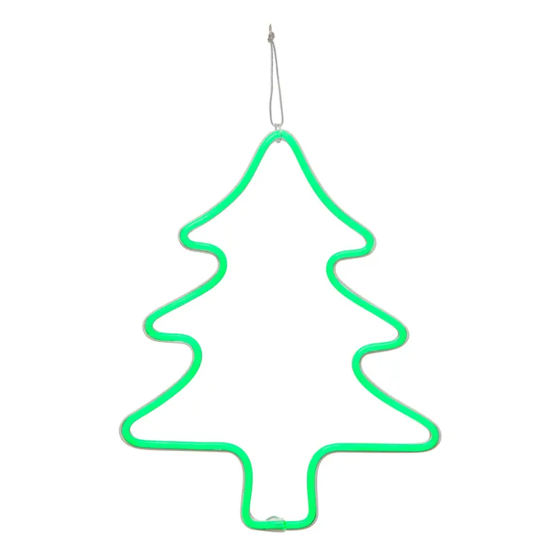 Wire Christmas Tree LED Wall Light
