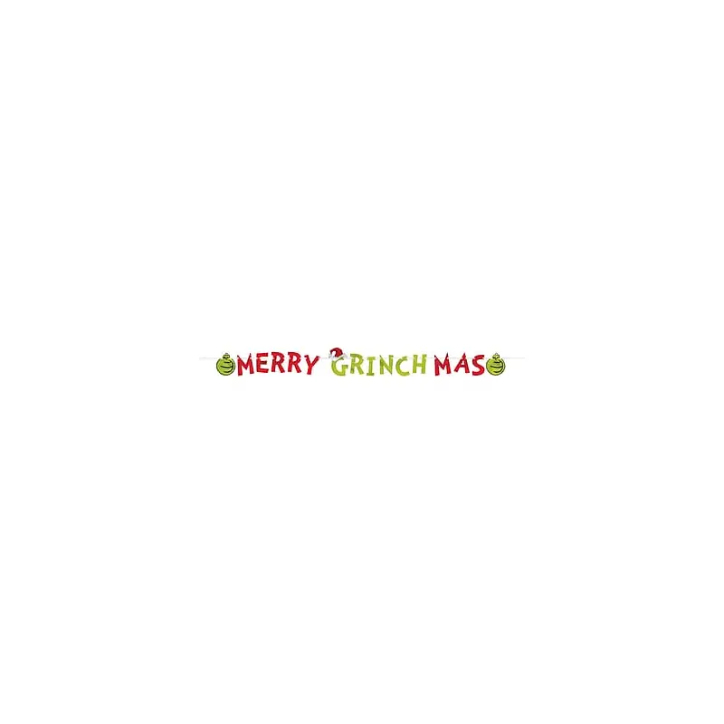 Merry Grinchmas Letter Banner