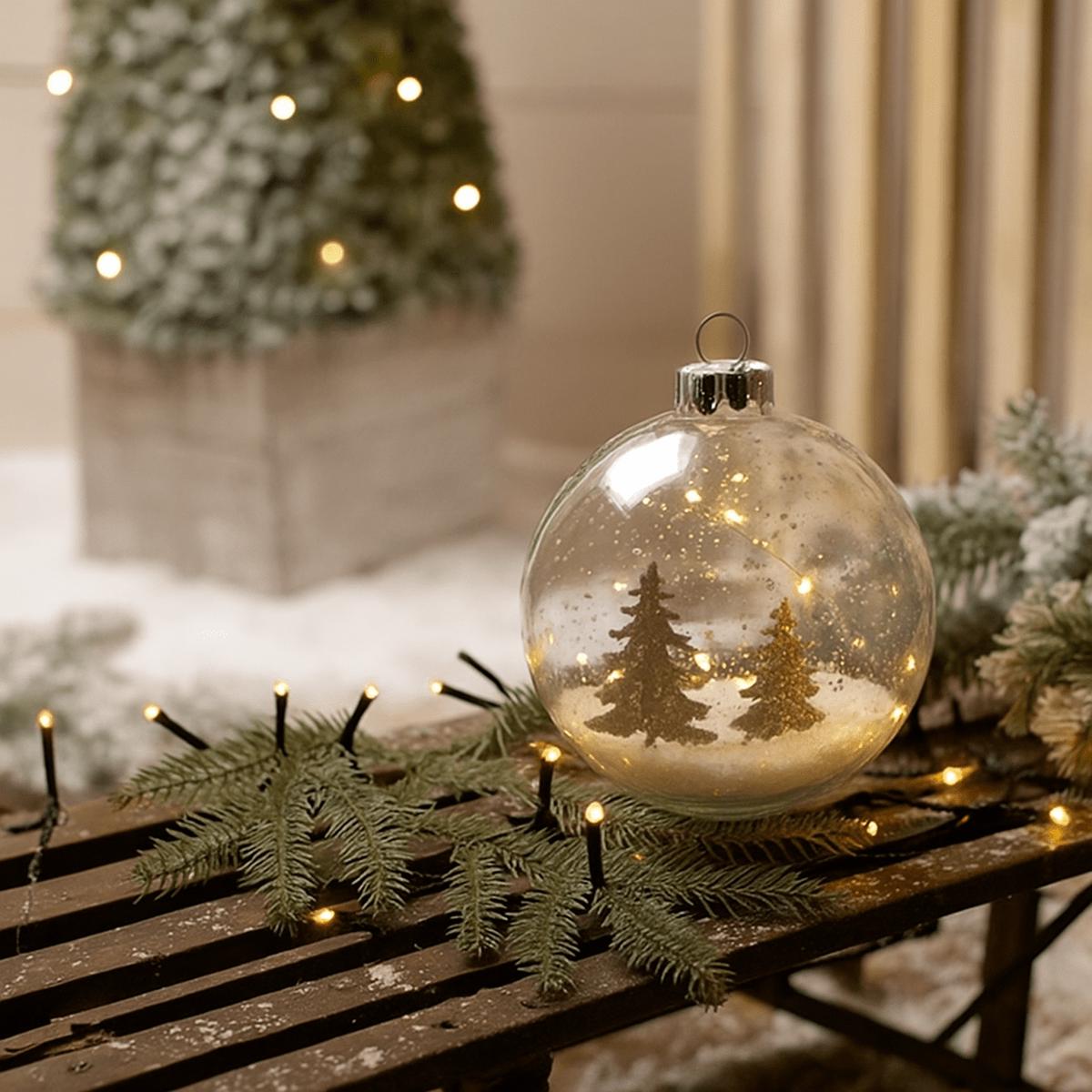 100 Battery Powered Timer String Lights - Warm White