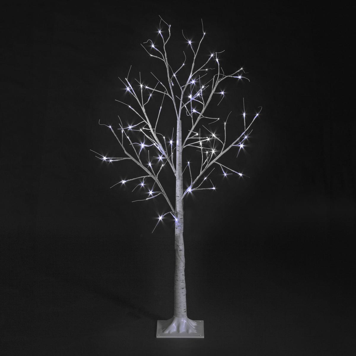 1.2m Birch Tree with 48 Ice White LEDs