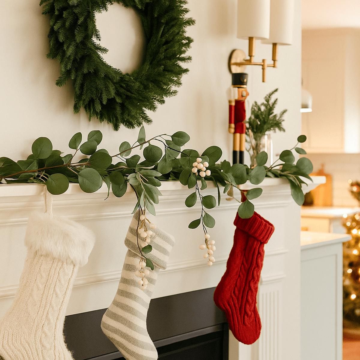 Winter Berry Eucalyptus Garland