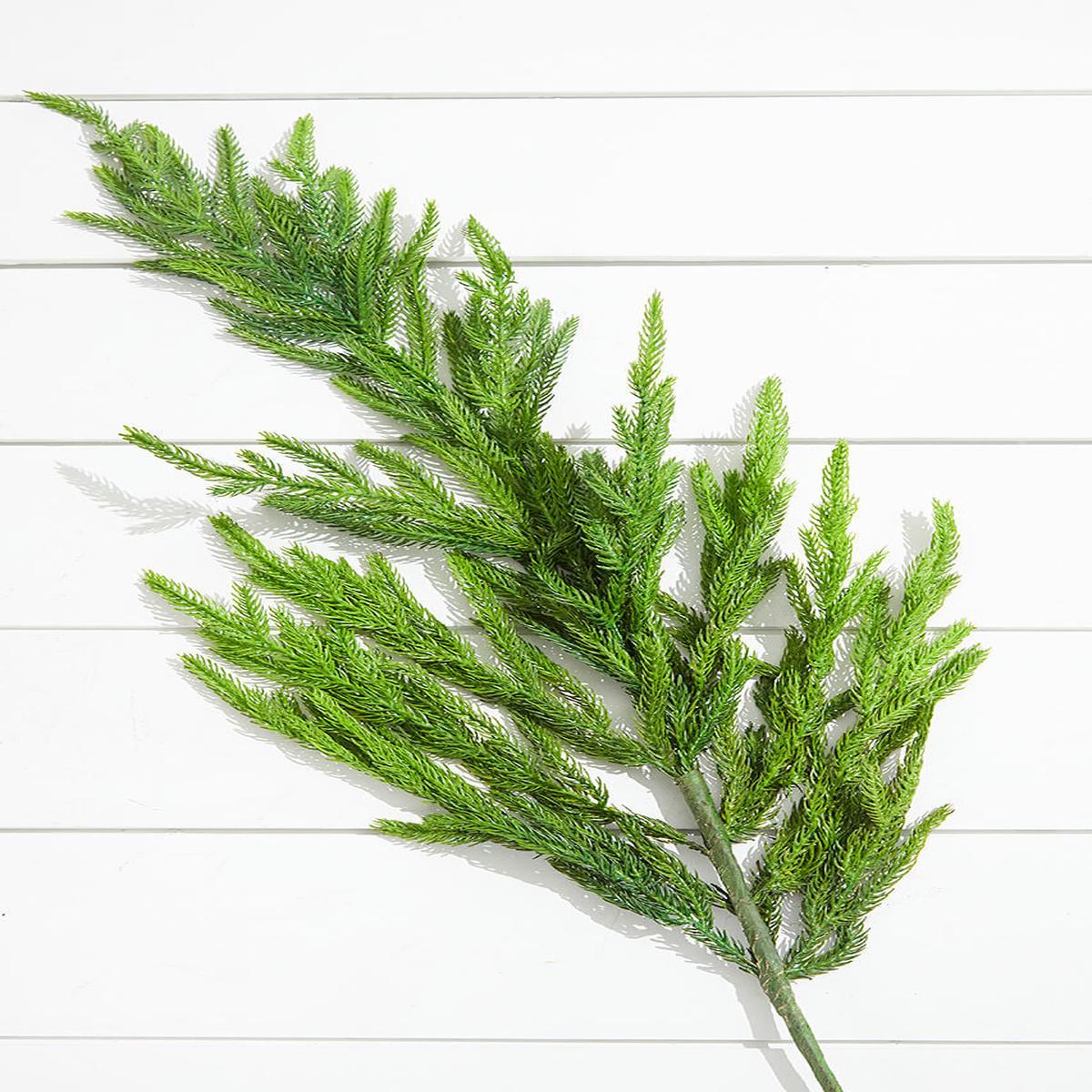 38 Inch Natural Touch Norfolk Pine Christmas Spray