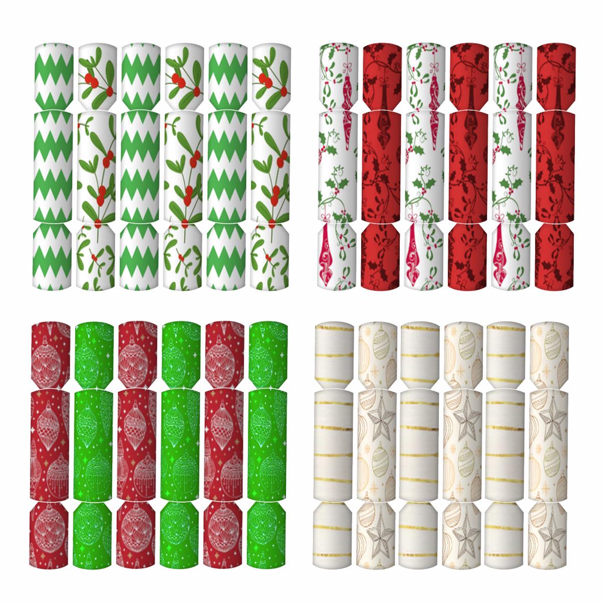 Christmas Bon Bons (12 Pack) 36cm - Assorted Colours B