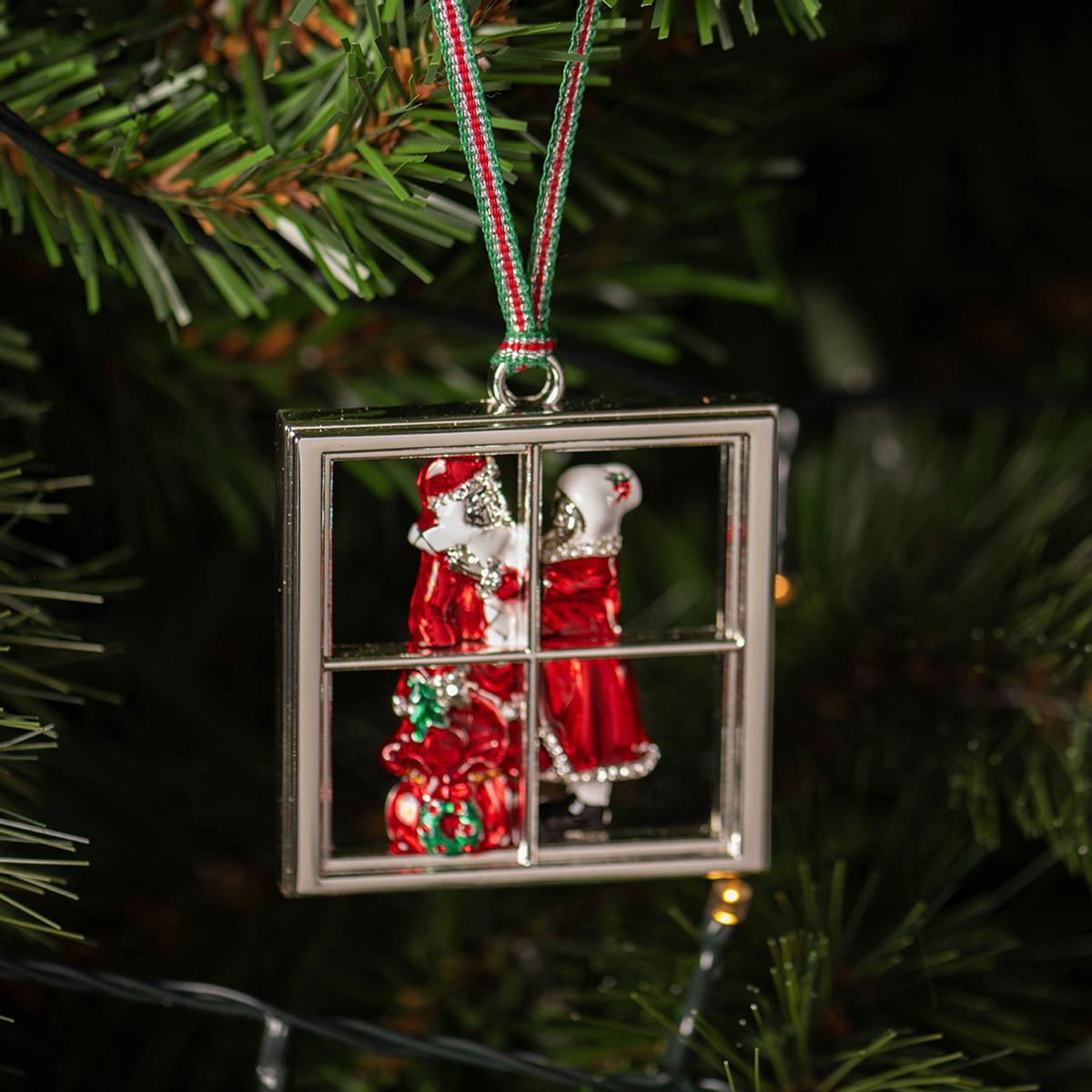 Newbridge Silverware Santa Leaving North Pole Christmas Tree Decoration -New 2025