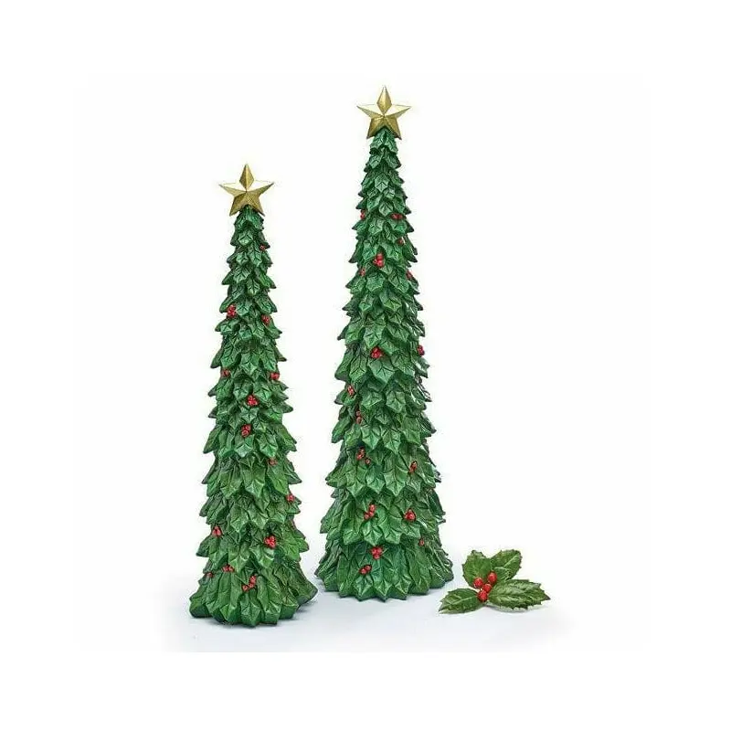 TALL HOLLY CHRISTMAS TREE Small