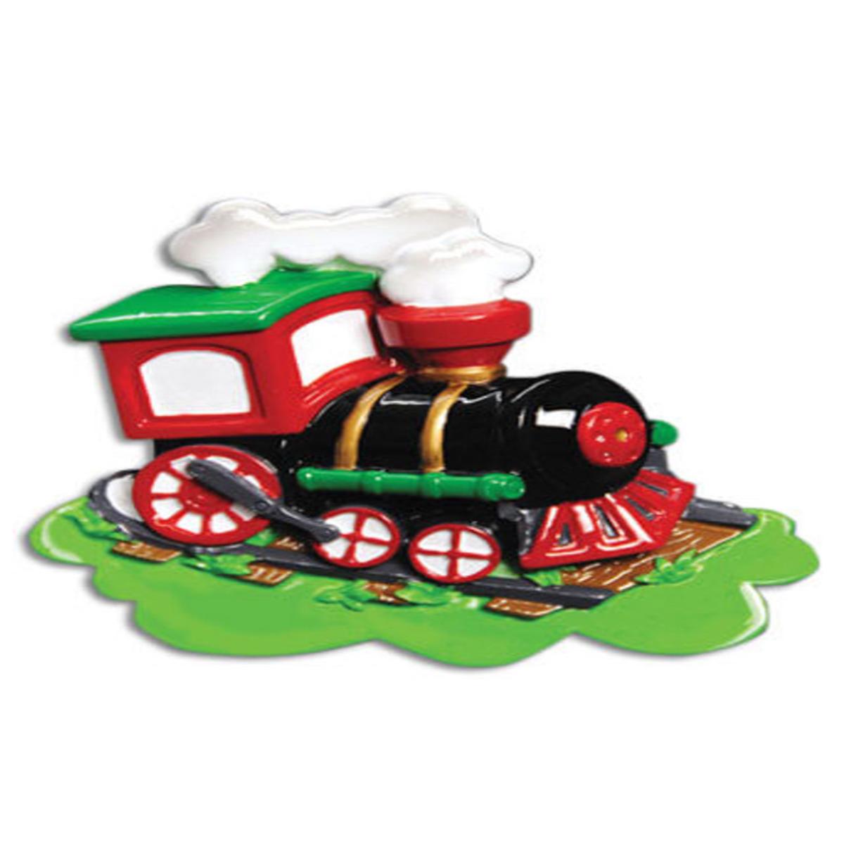 3.5 Inch Choo Choo Train Customizable Christmas Ornament Keepsake