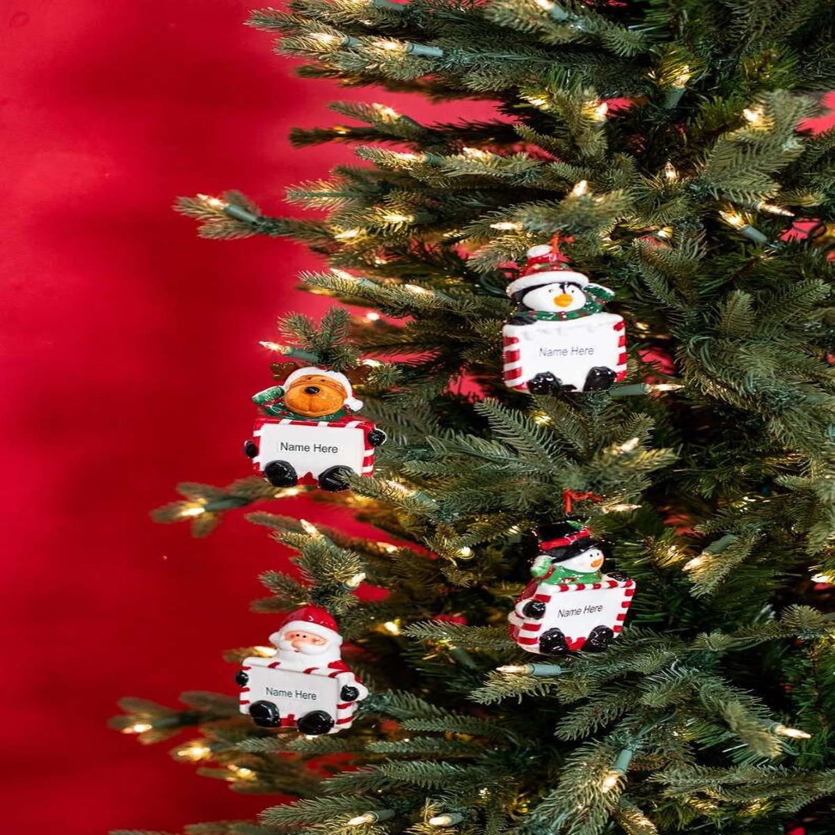 Personalized Character Name Christmas Ornament 4.5x2.5 Inch Decor