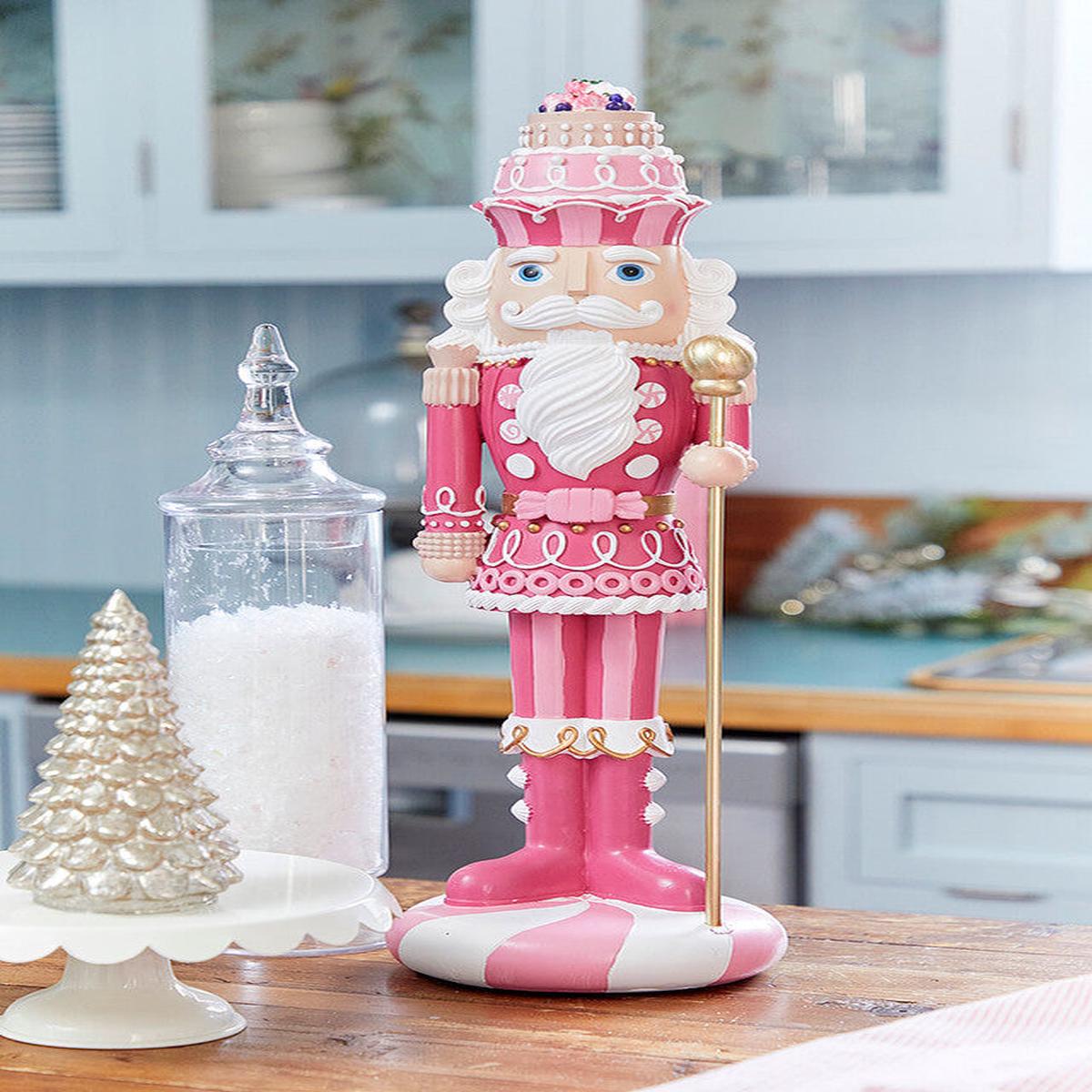 Pink Sweet Shoppe Nutcracker Candy Themed Christmas Holiday Decor