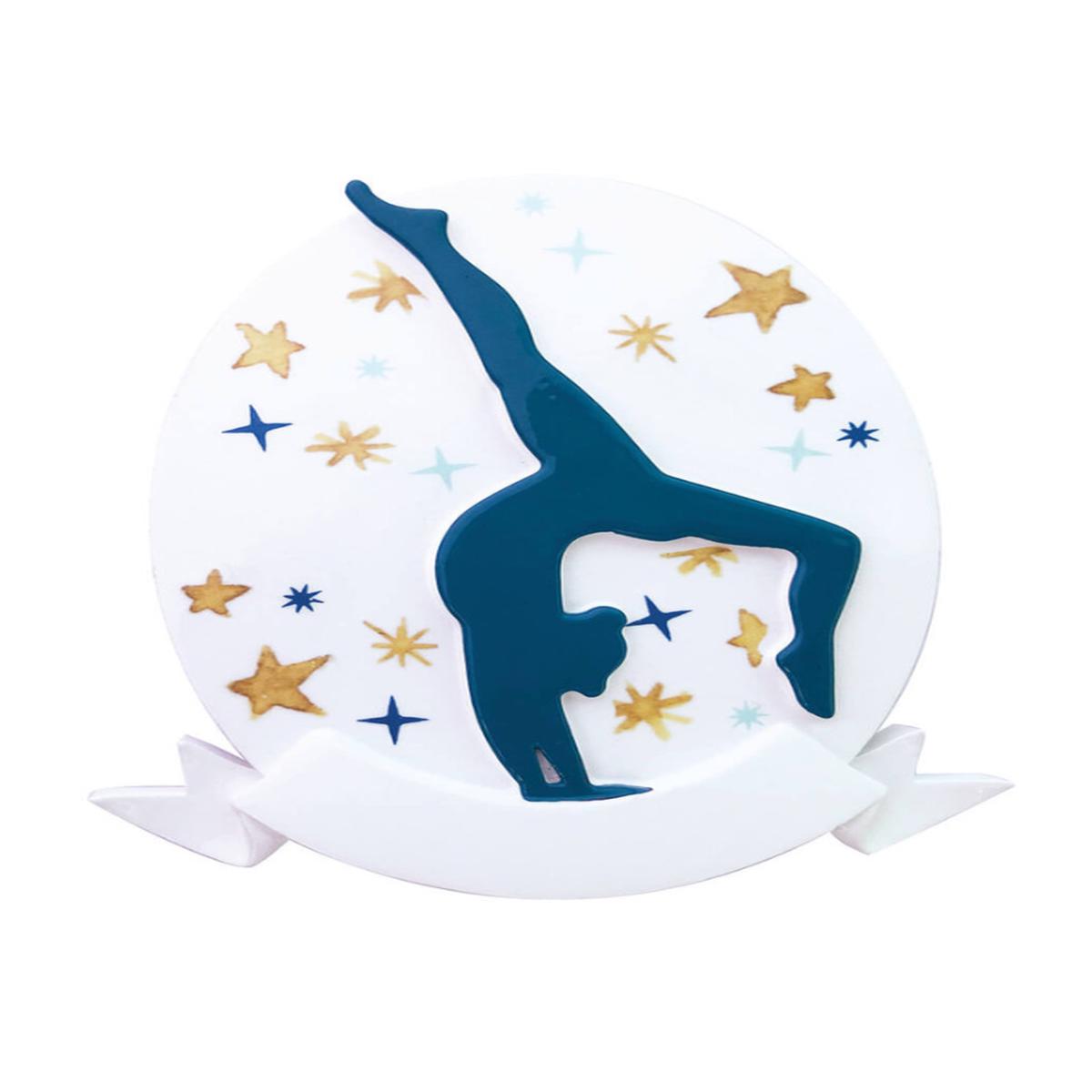 3.5 Inch Child Gymnast Customizable Christmas Ornament Keepsake