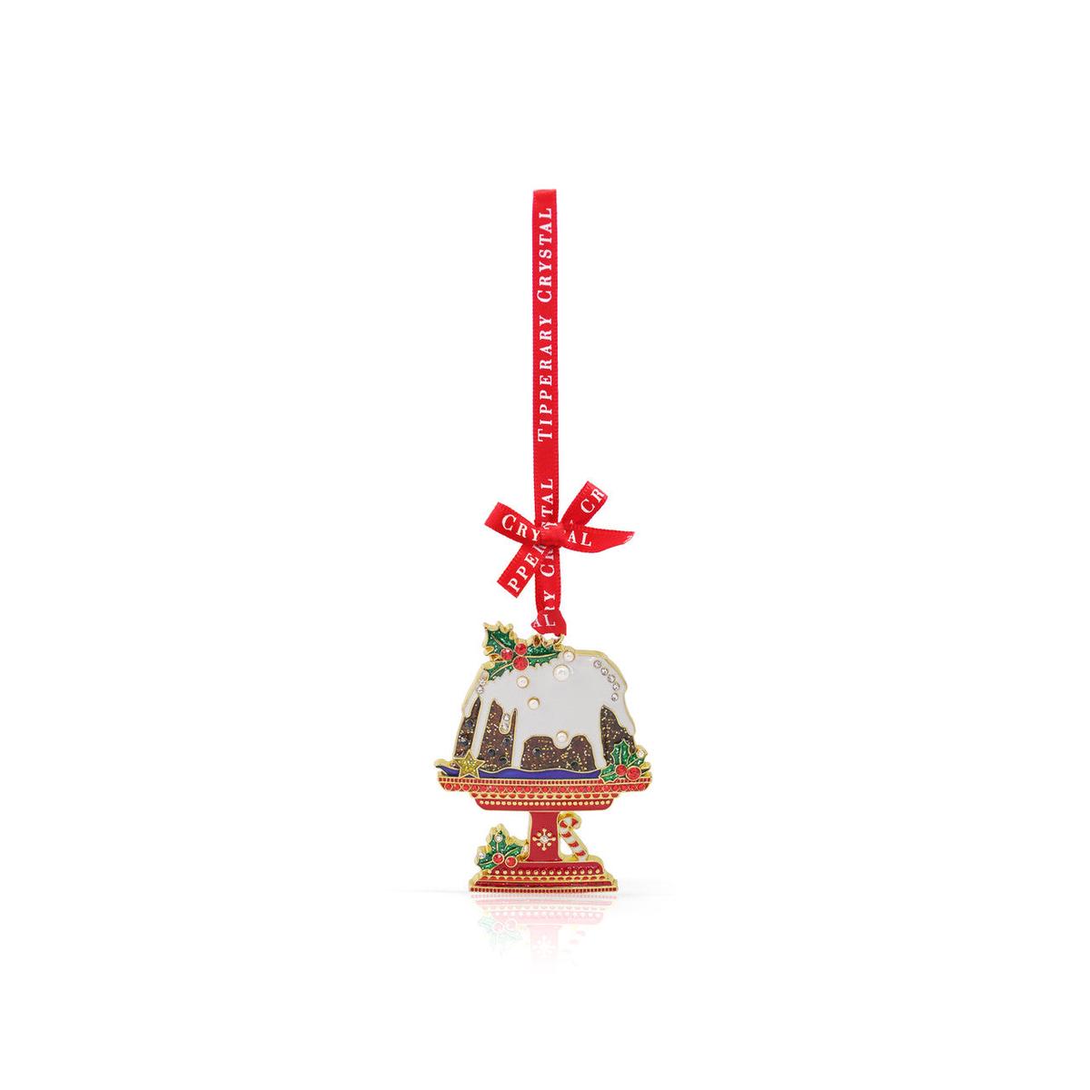 Tipperary Crystal Sparkle Pudding Christmas Decoration