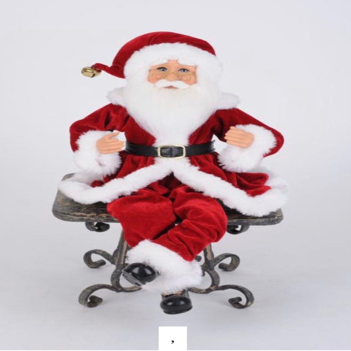 Traditional Poseable Santa