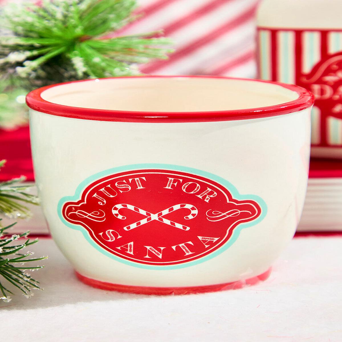 3.5 Inch Just For Santa Ceramic Cup Decorative Christmas Mug