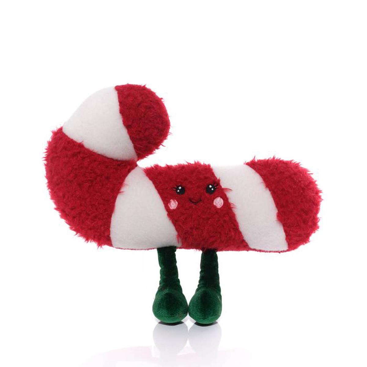 Plush Candy Cane Sitter