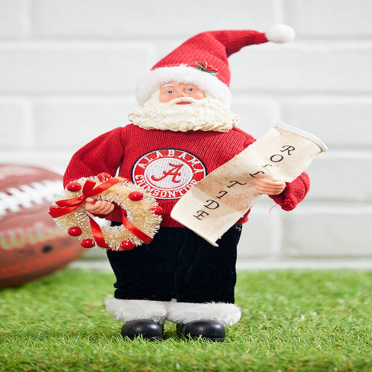12 Inch Collegiate Team Santa - Alabama