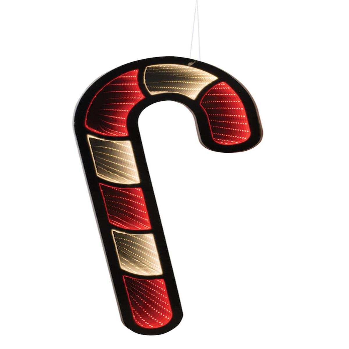 16 Inchi Infinity Candy Cane Plug-In Christmas Indoor Decorative Accent