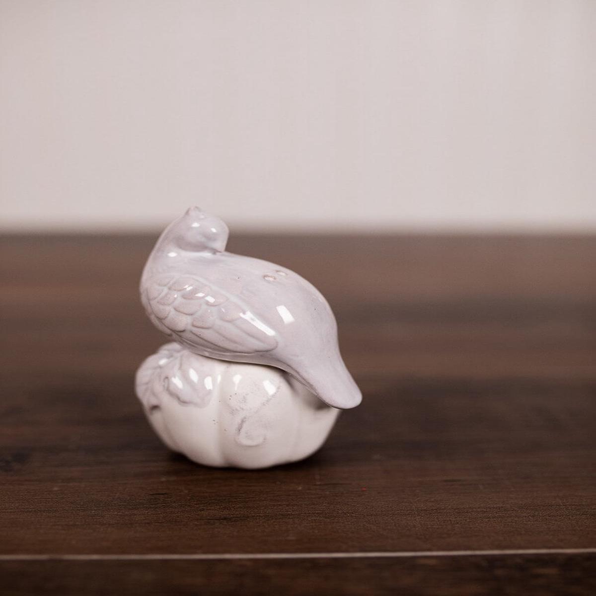 Pheasant Salt and Pepper Shakers Set Rustic Thanksgiving Table Decor