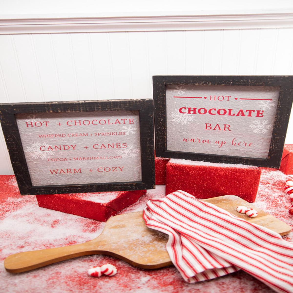 12 Inch Hot Chocolate Wall Decor