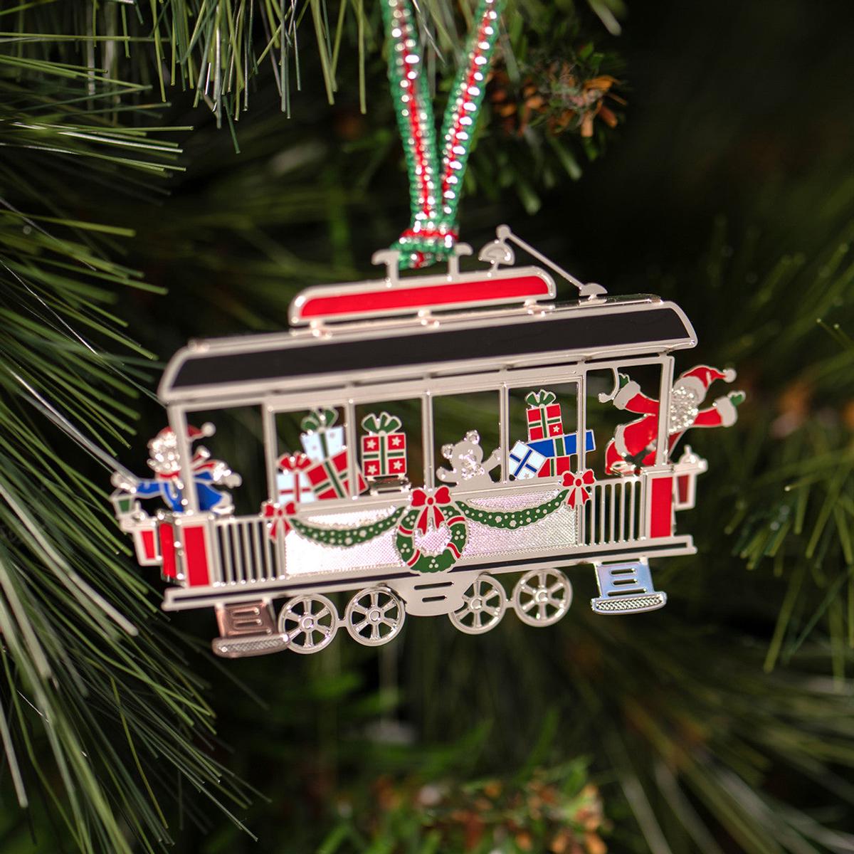 Newbridge Silverware Tram Carriage Christmas Tree Decoration -New 2025