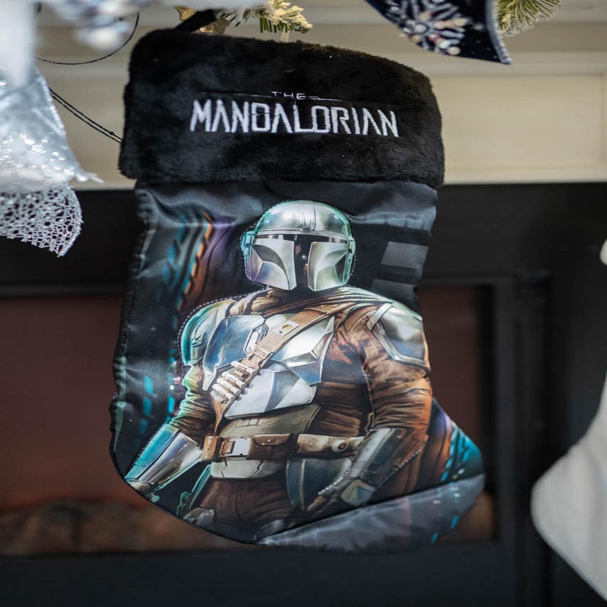 The Mandalorian Christmas Stocking Star Wars Holiday Decor for Kids