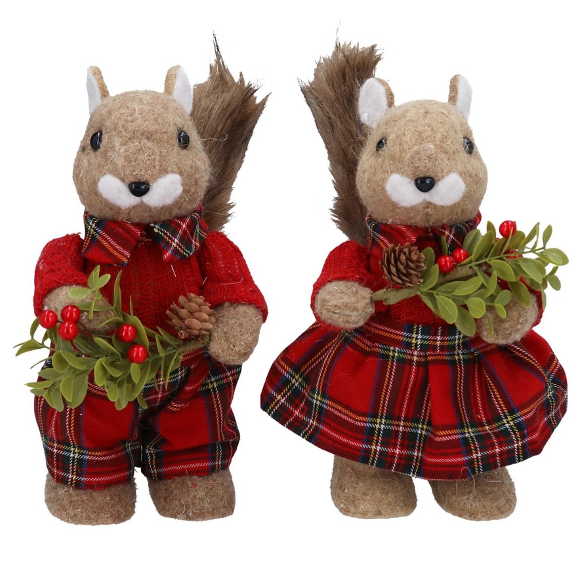 28cm Mr & Mrs Squirrel