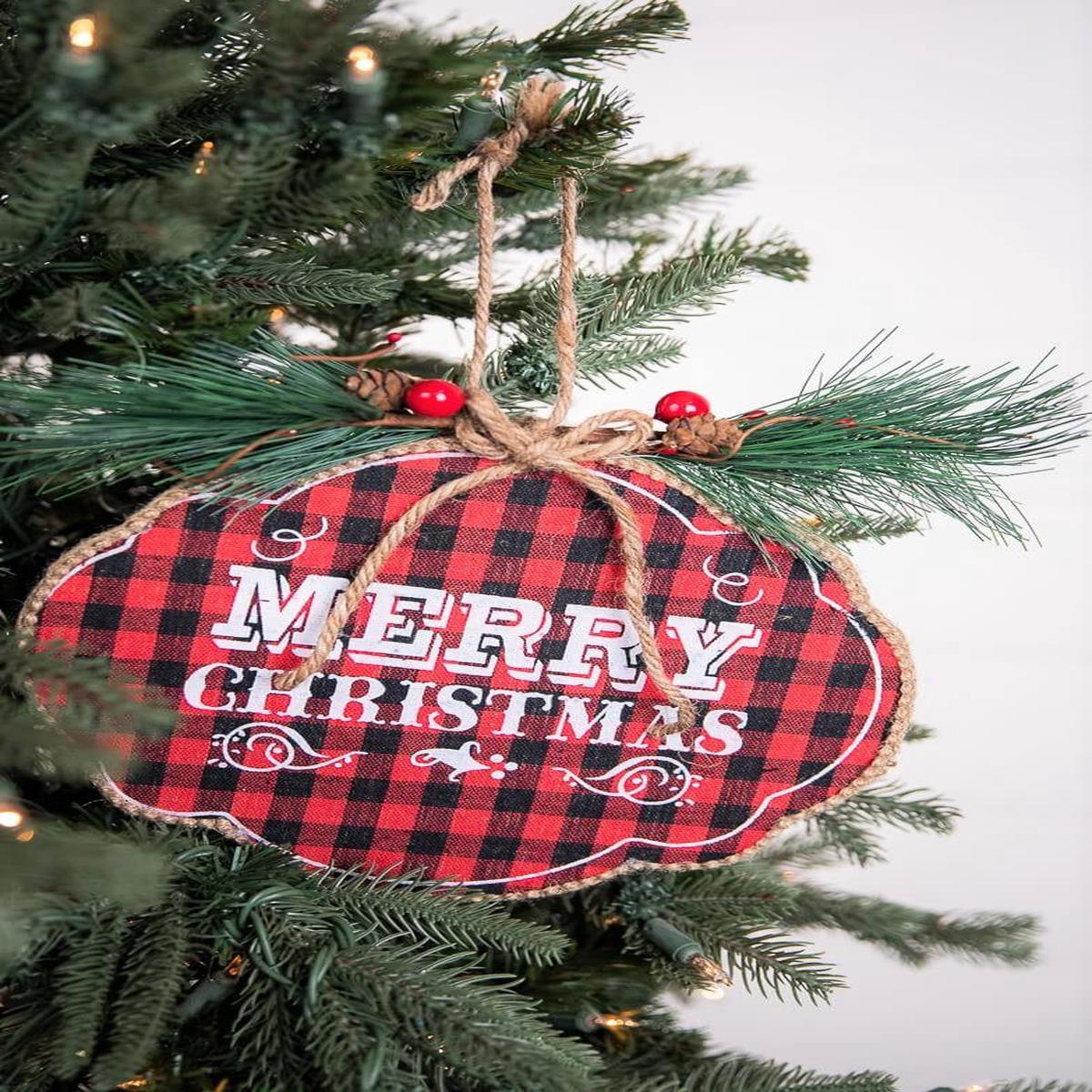 10 Inch Merry Christmas Ornament
