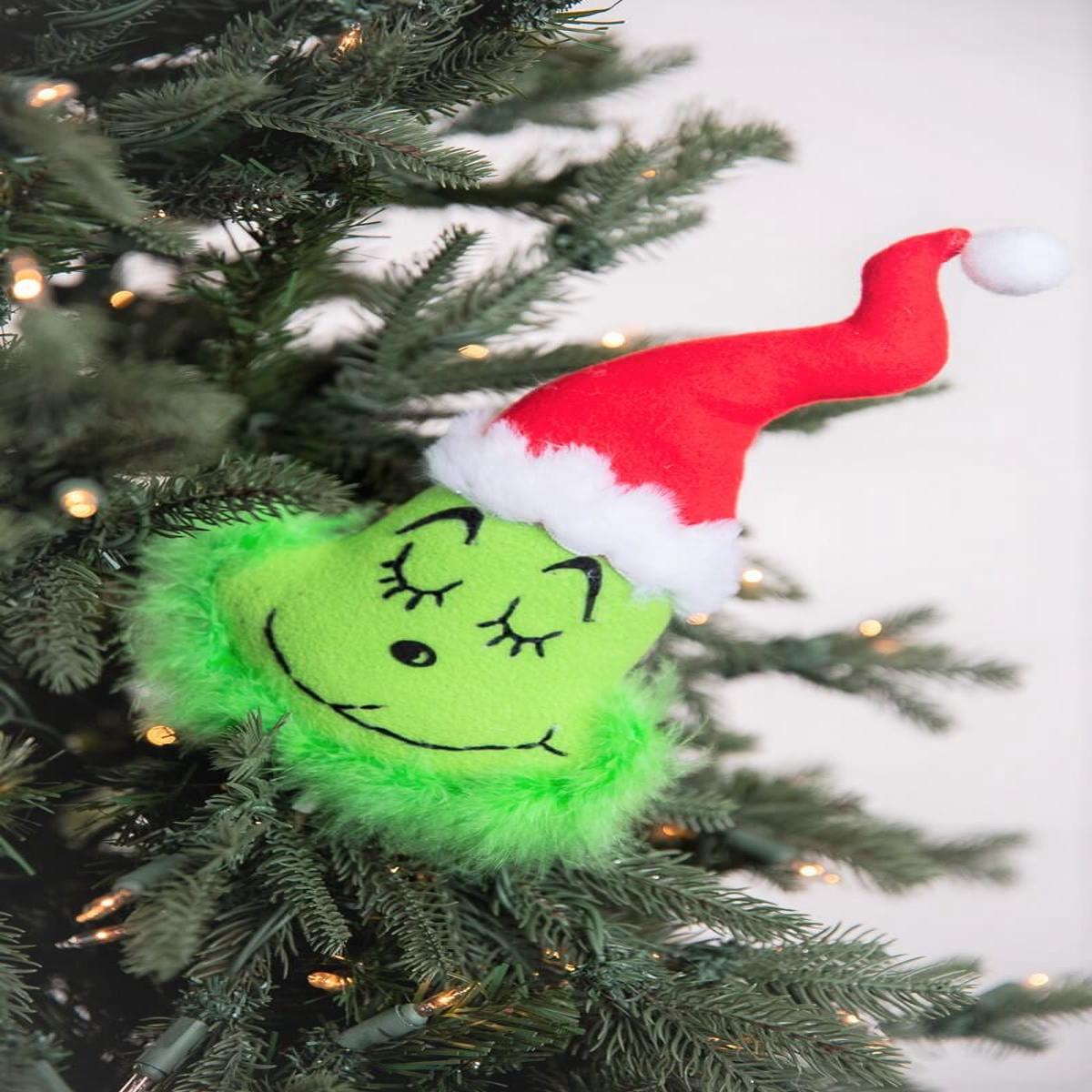 19 Inch x 4.5 Inch Plush Green Monster Head Spray