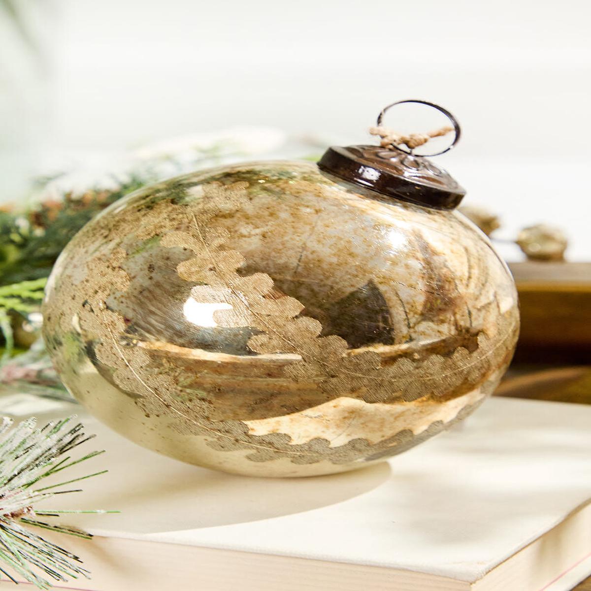 Notre Dame Glass Ball Ornament 4 Inch Elegant Christmas Tree Decor