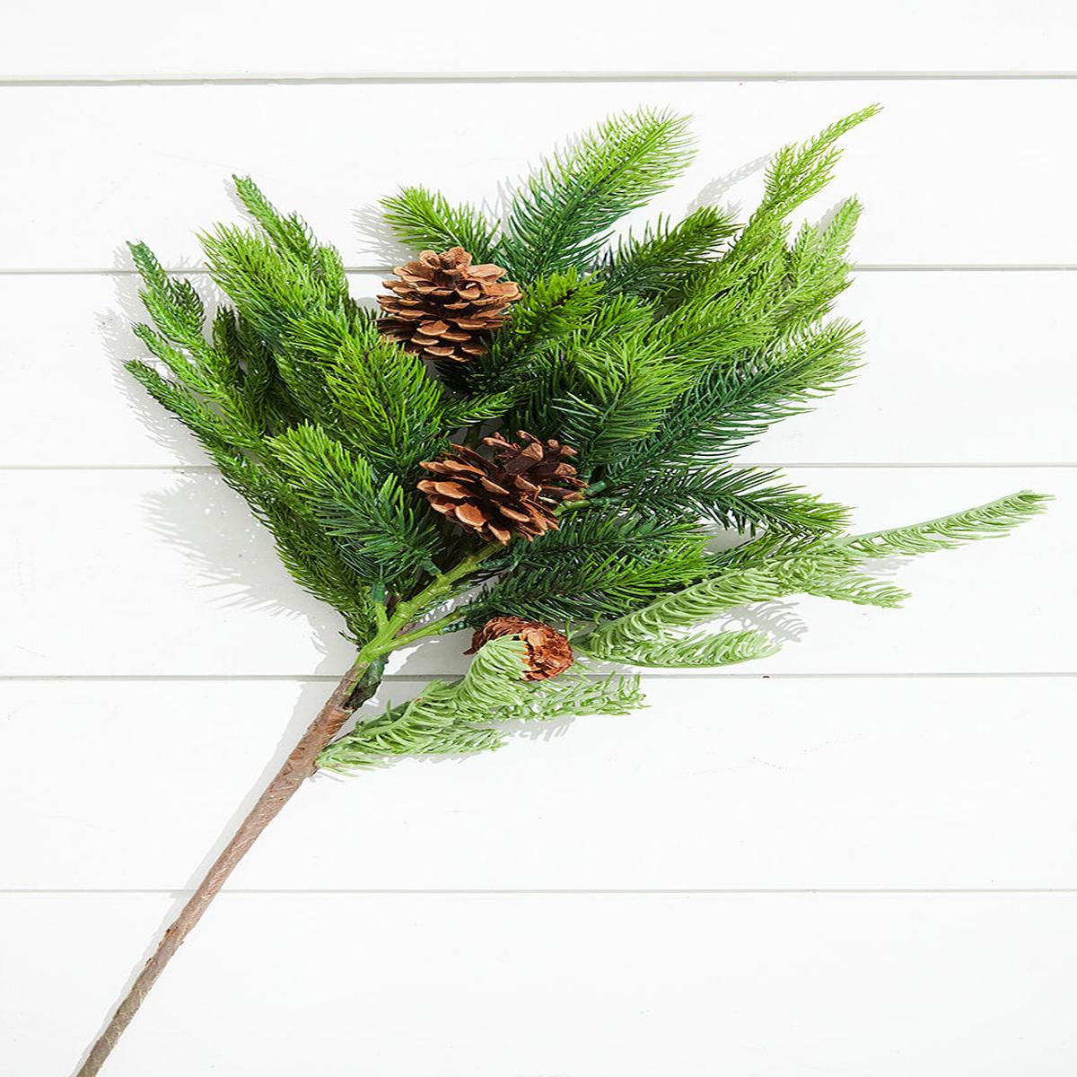 24 Inch Real Touch Norfolk Spruce Juniper Spray