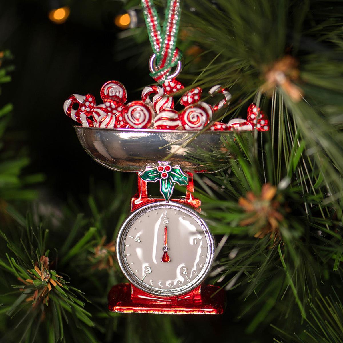Newbridge Silverware Retro Weighing Scales Christmas Tree Decoration -New 2025